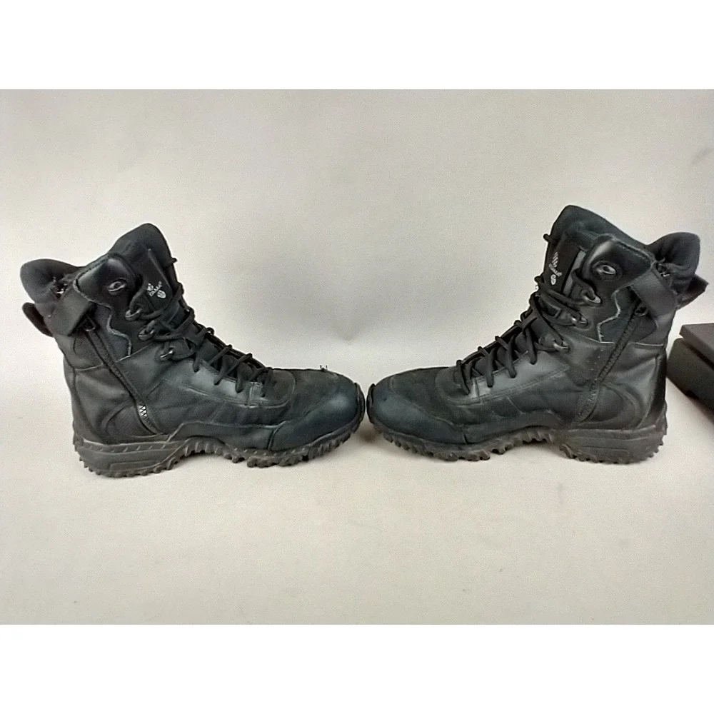 Altama Vengeance SR 8 Side Zip Tactical Boots Black Mens 9.5 305301 Duty Shoes